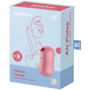 Buy Satisfyer Cotton Candy Air Pulse Stimulator & Vibrator Pink on Sale