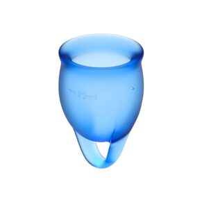 Buy Satisfyer Feel Confident Menstrual Cup Dark Blue 15+20 ml on Sale
