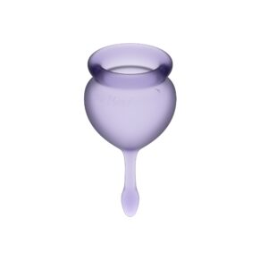 4061504002101 Satisfyer Feel Good Menstrual Cup Purple 15+20 ml