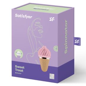 Buy Satisfyer Sweet Treat Spinnator Brown & Pink on Sale